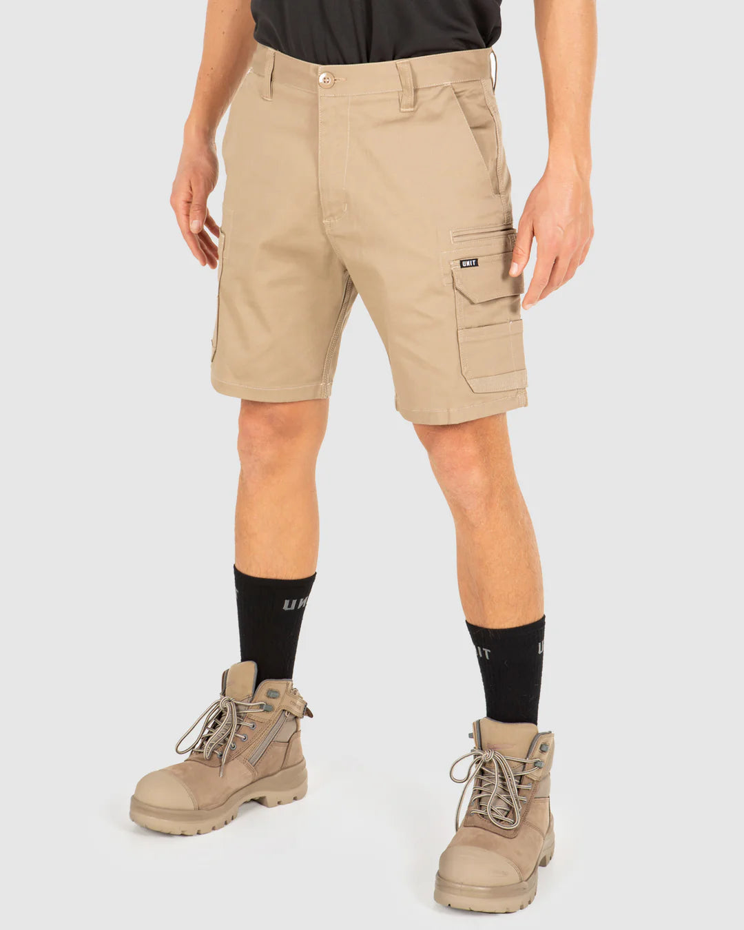 Unit Mens Demolition Cotton Cargo Work Shorts