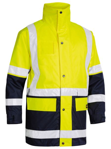 Bisley Taped 5 In 1 Hi Vis Waterproof Rain Jacket