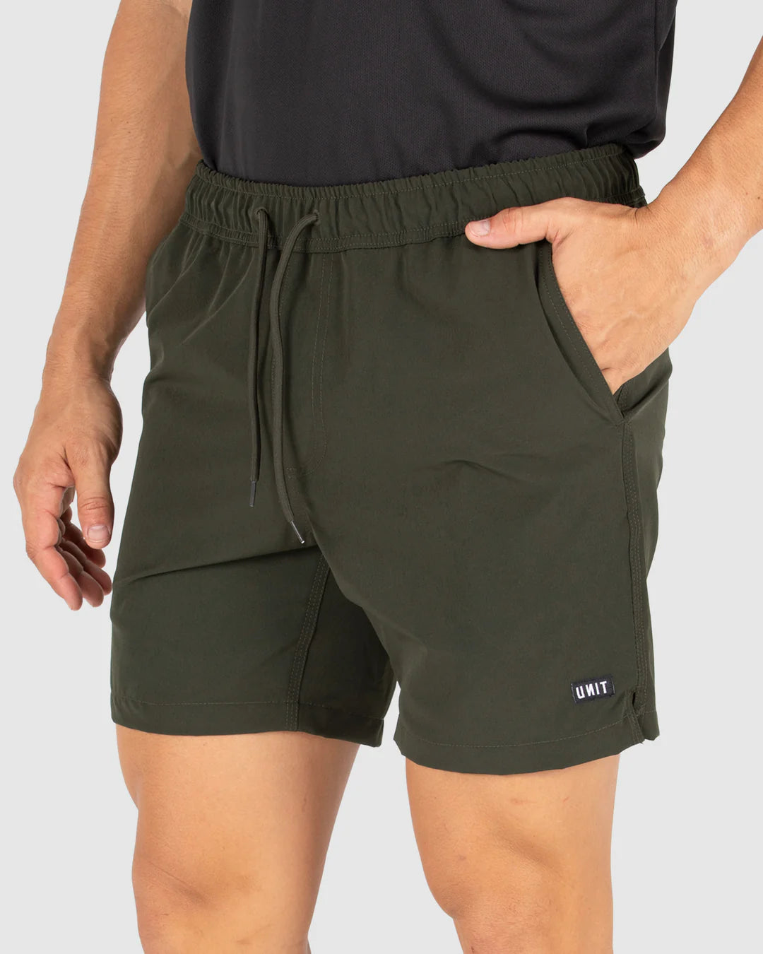 Unit Mens Block Elastic Stretch Shorts