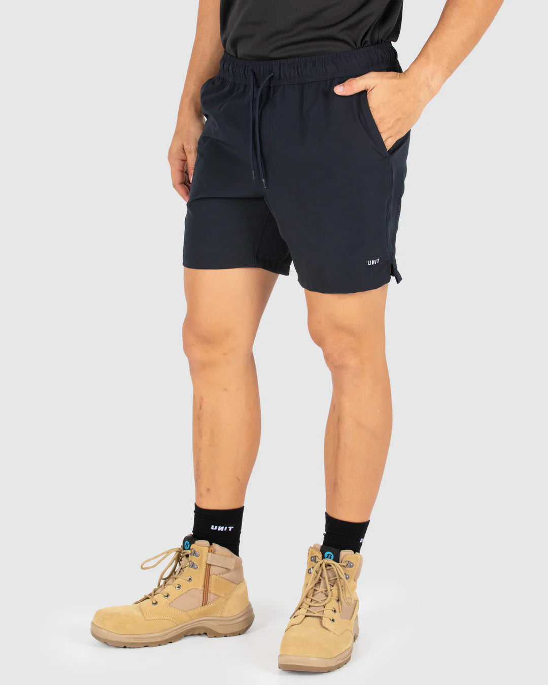 Unit Mens Block Elastic Stretch Shorts
