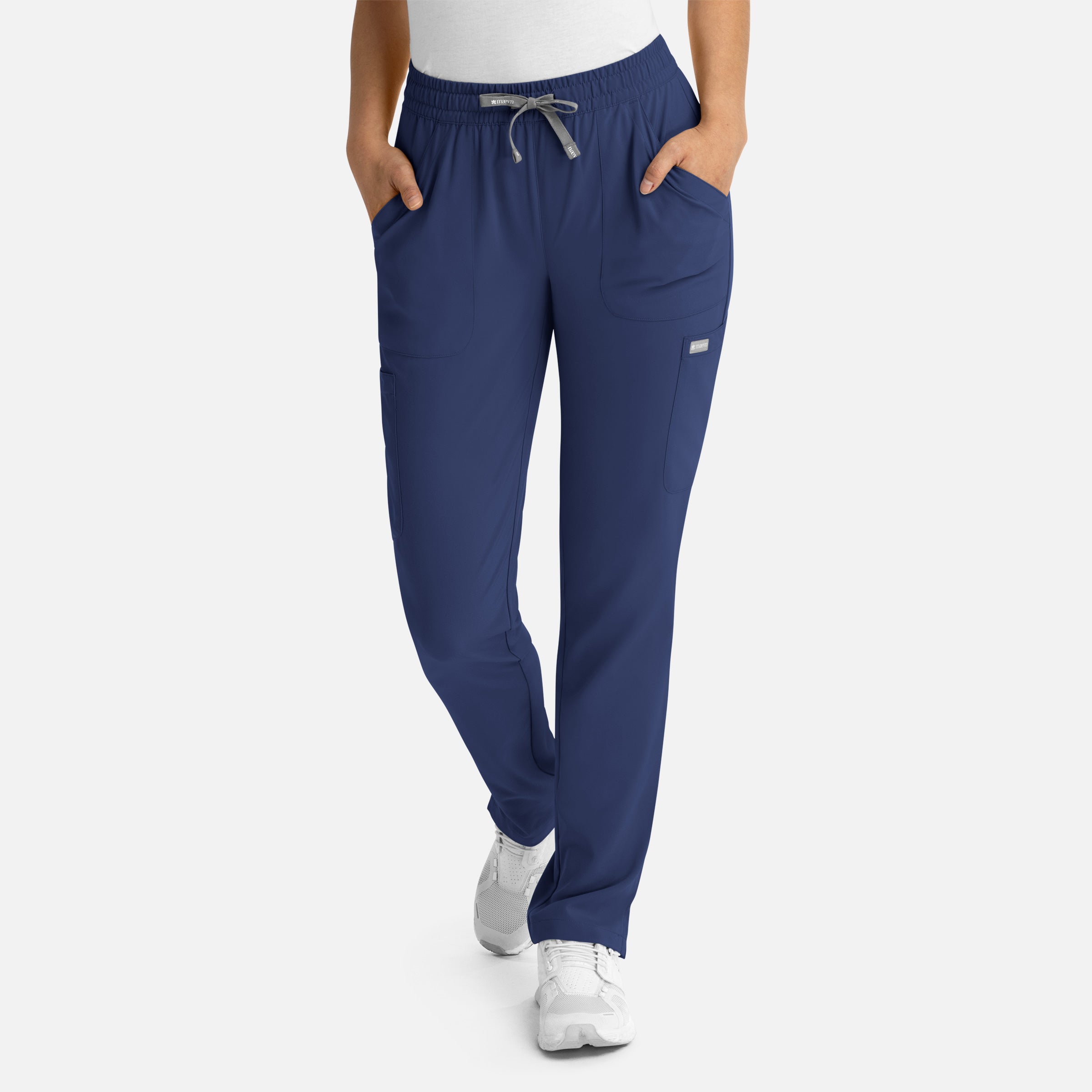 Maevn Momentum Ladies Full Elastic Pull On Scrub Pant