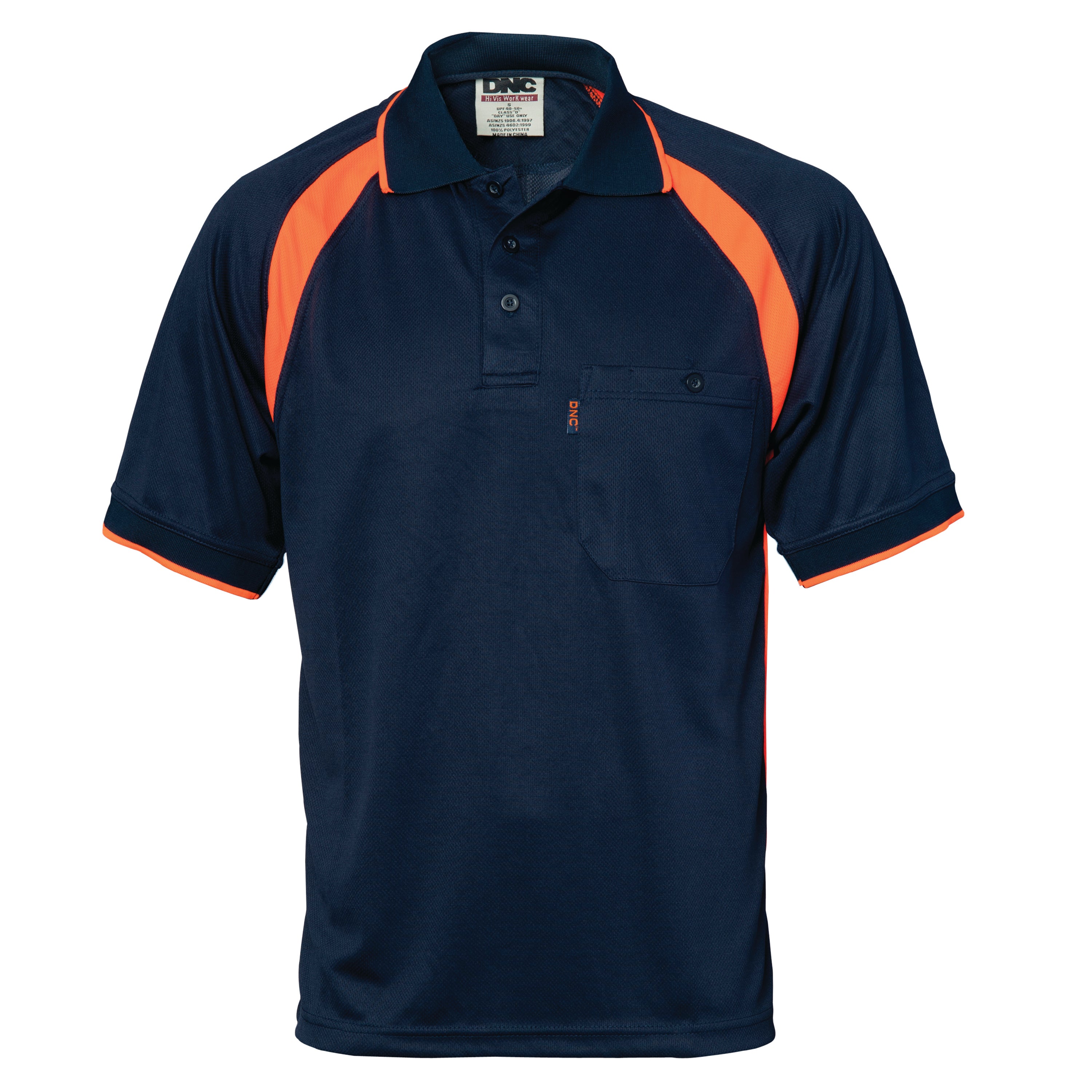 DNC Cool Breathe Contrast Polo S/s
