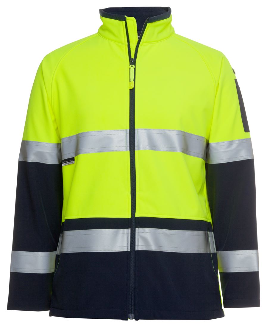 JBs 6D4LJ D+N Hi Vis Soft Shell Jacket