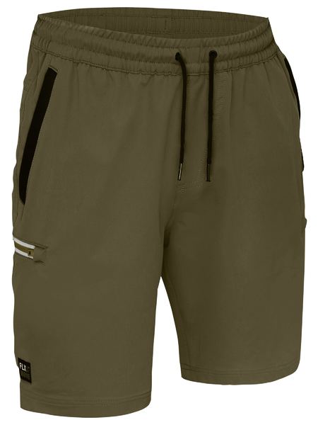 Bisley Flx And Move 4-way Stretch Elastic Waist Cargo Short