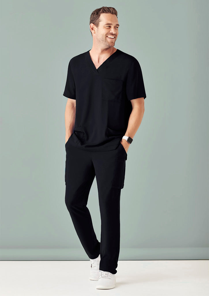Biz Care Mens Avery Straight Leg Scrub Pant