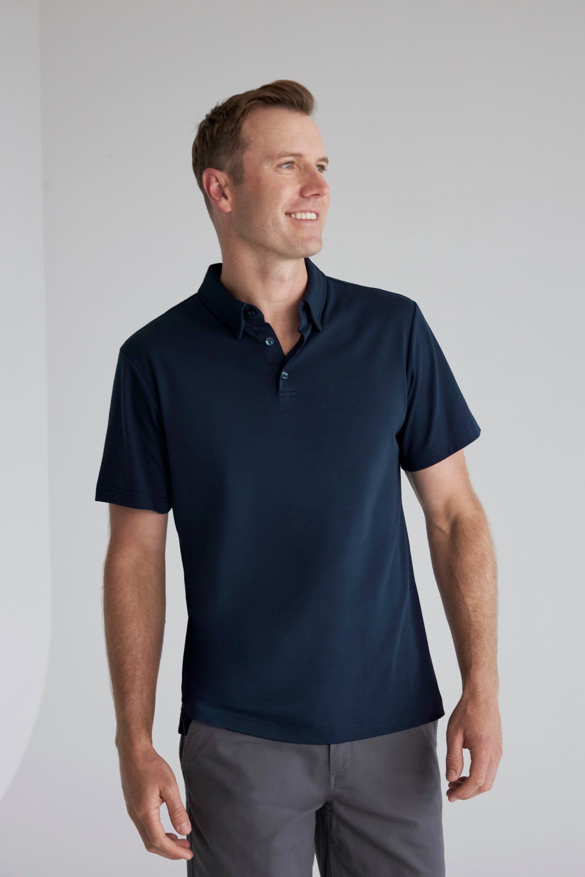 Biz Mens Lotus Cotton Polo