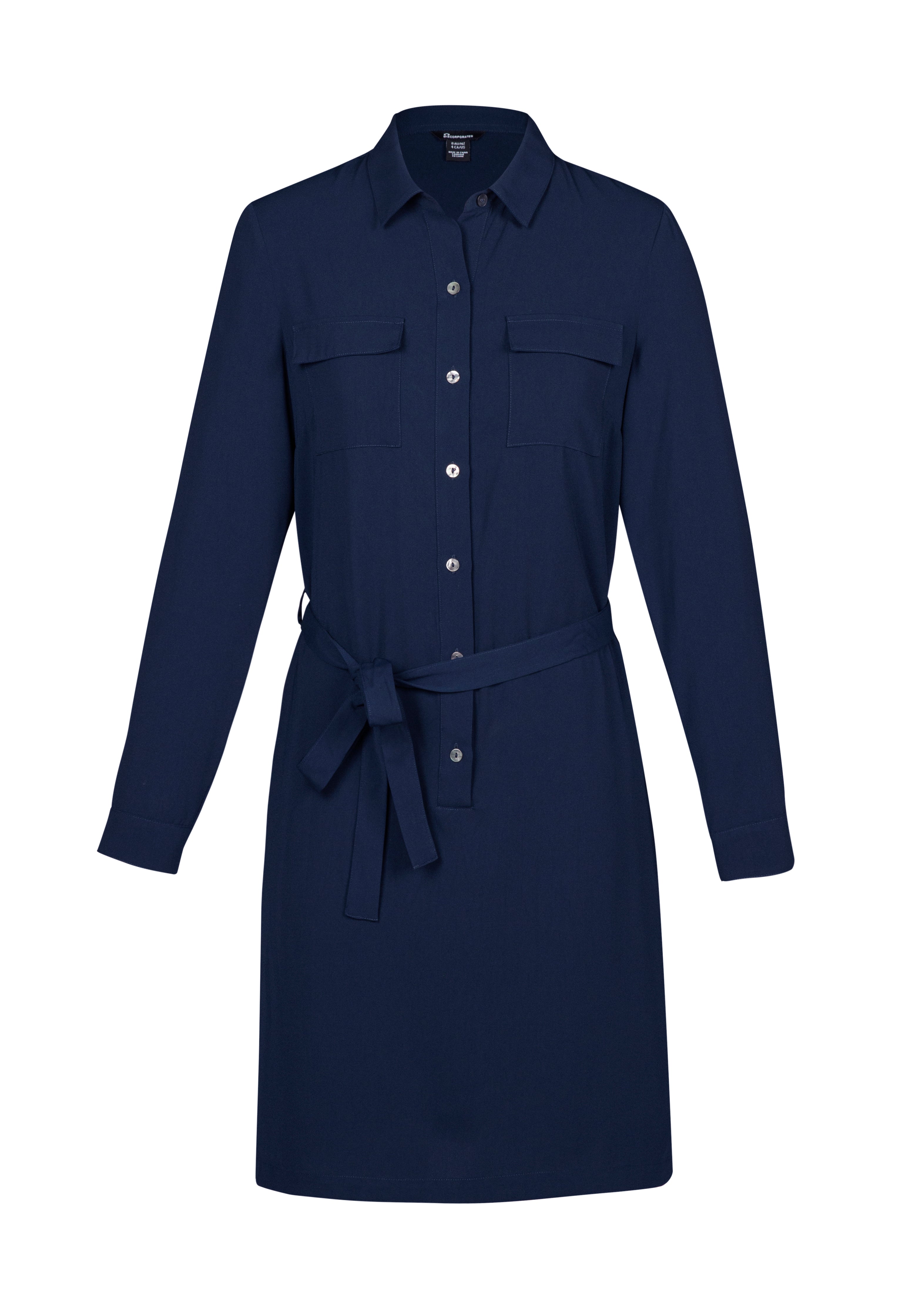 Biz Corporates Chloe Ladies Georgette Shirt Dress