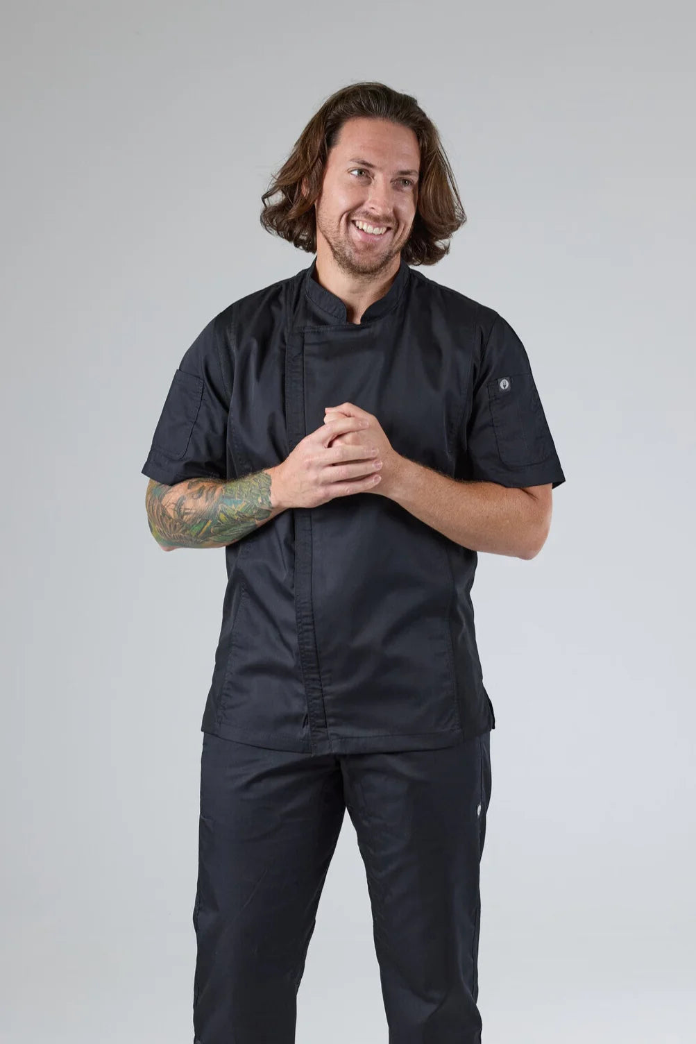 Springfield Mens Zipper Chef Jacket