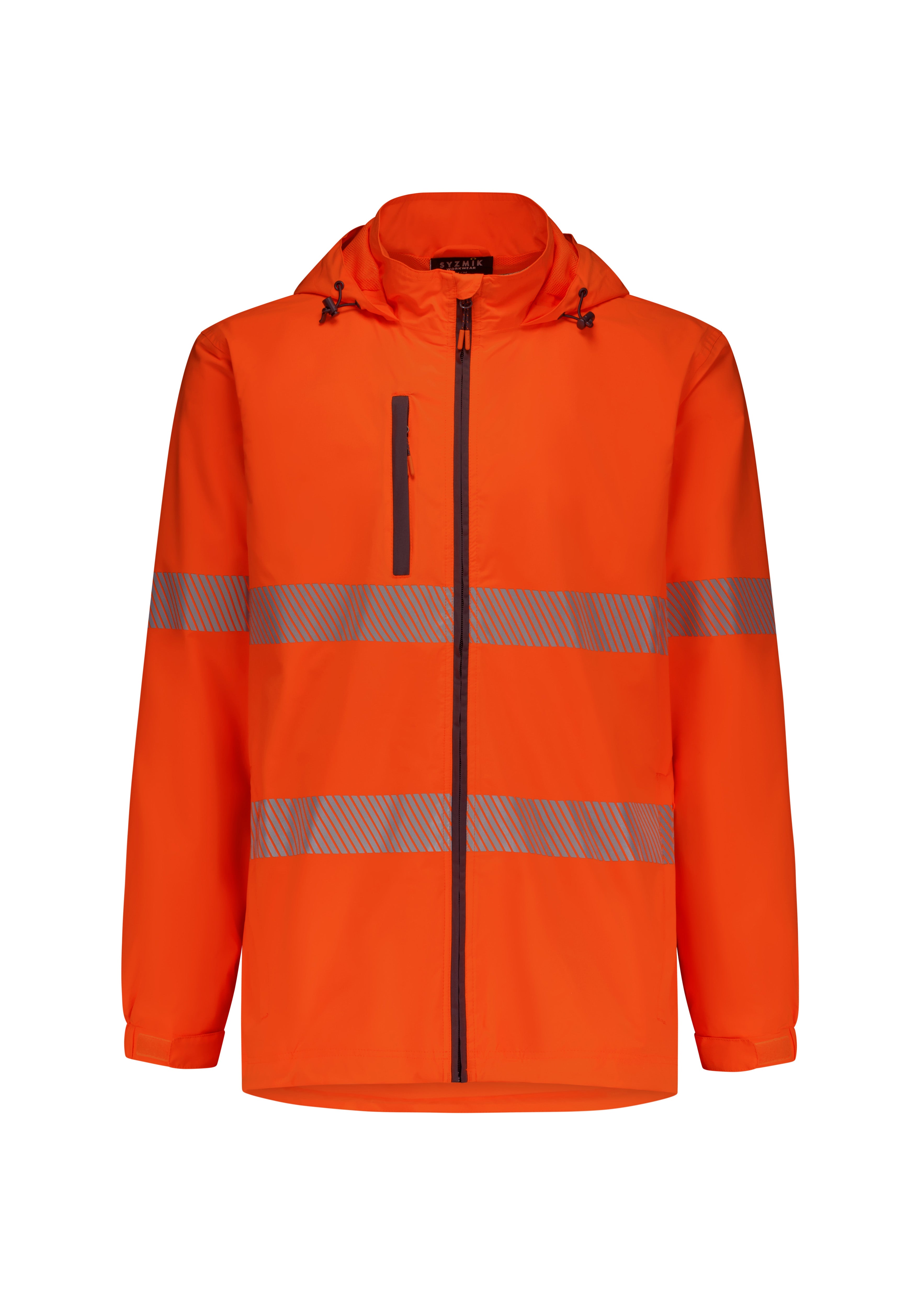 Syzmik Unisex Lightweight Taped Packable Rain Jacket