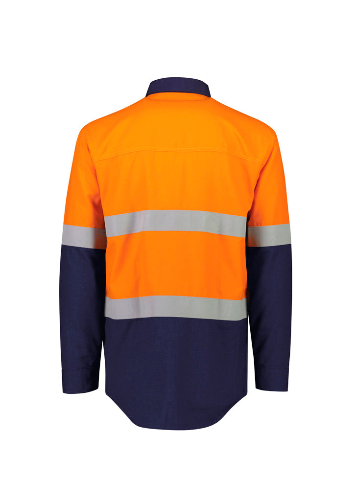 Syzmik Mens FR Lightweight Ripstop Spliced Shirt - Hoop Taped