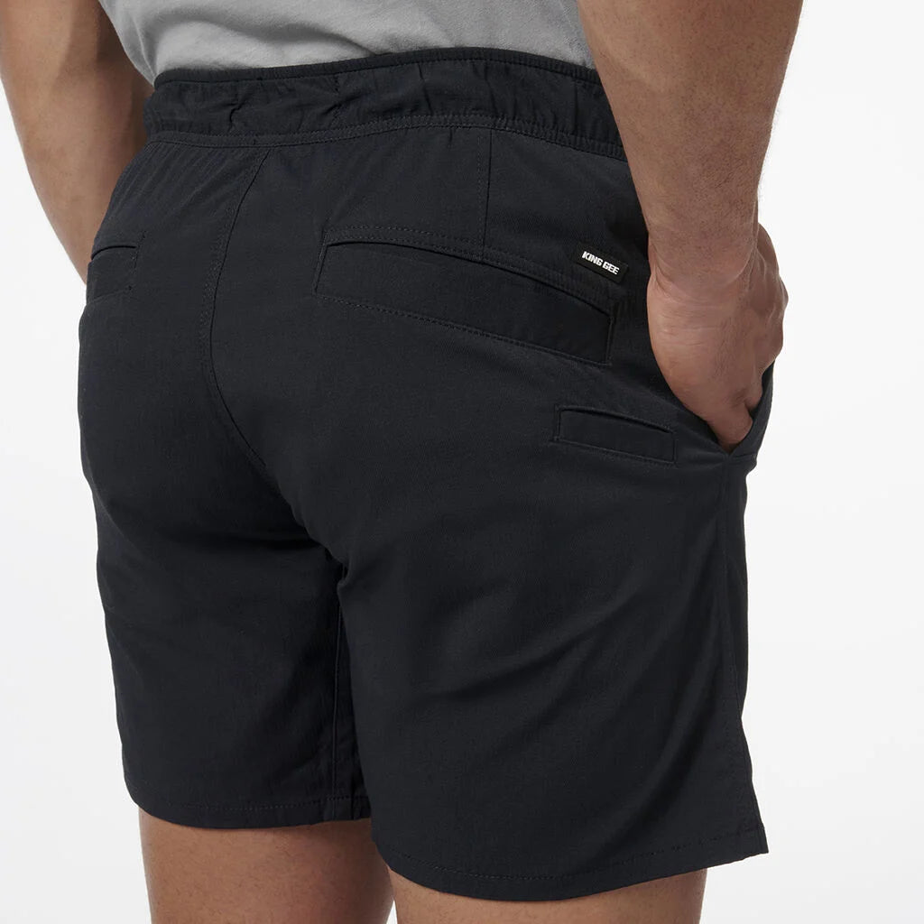 KingGee Mens Trademark Elastic Waist Short