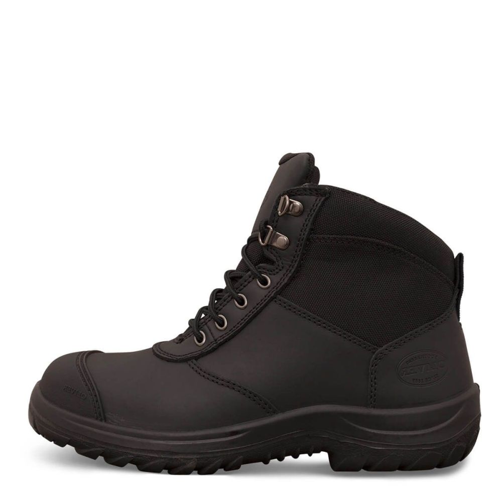 Oliver 34660 Ankle Boot Zip/lace Up Bump Cap