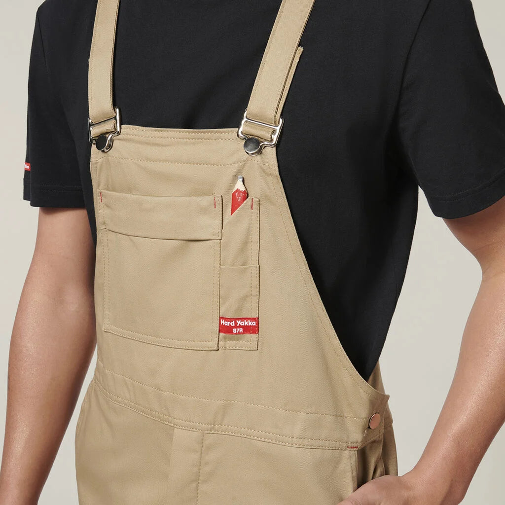 Hard Yakka Bib And Brace Cross Back Cotton Overall