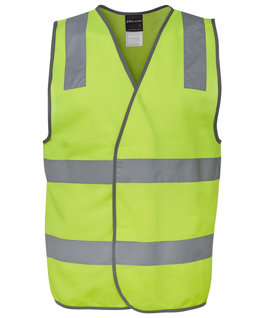 JBs 6DNSV Hi Vis Taped Safety Vest