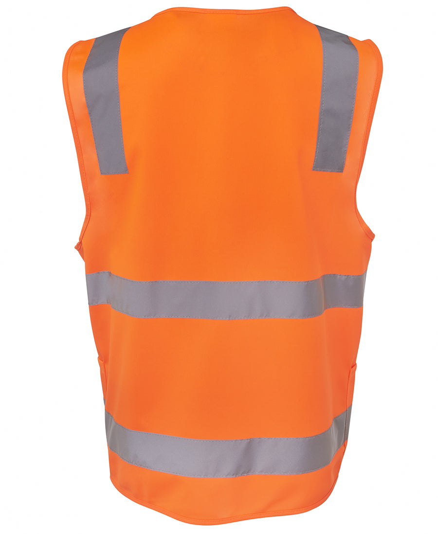 JBs 6DNSZ Hi Vis Taped Zip Safety Vest