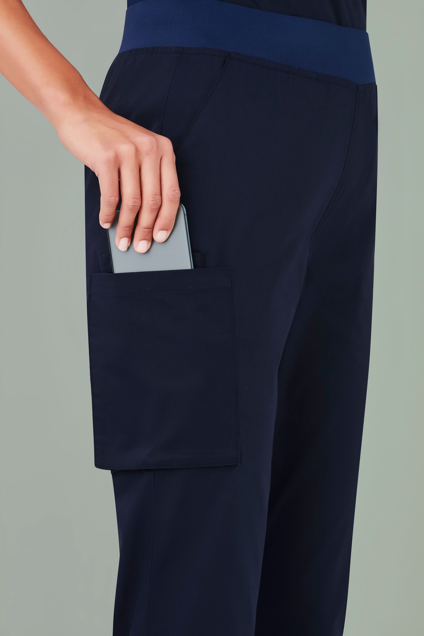 Biz Care Womens Riley Straight Leg Scrub Pant