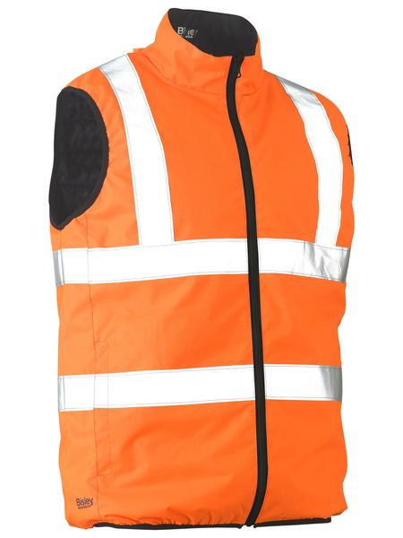 Bisley Taped Hi Vis Puffer Vest