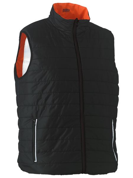Bisley Taped Hi Vis Puffer Vest