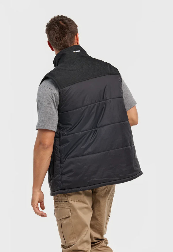 CAT Mens Hooded Work Vest