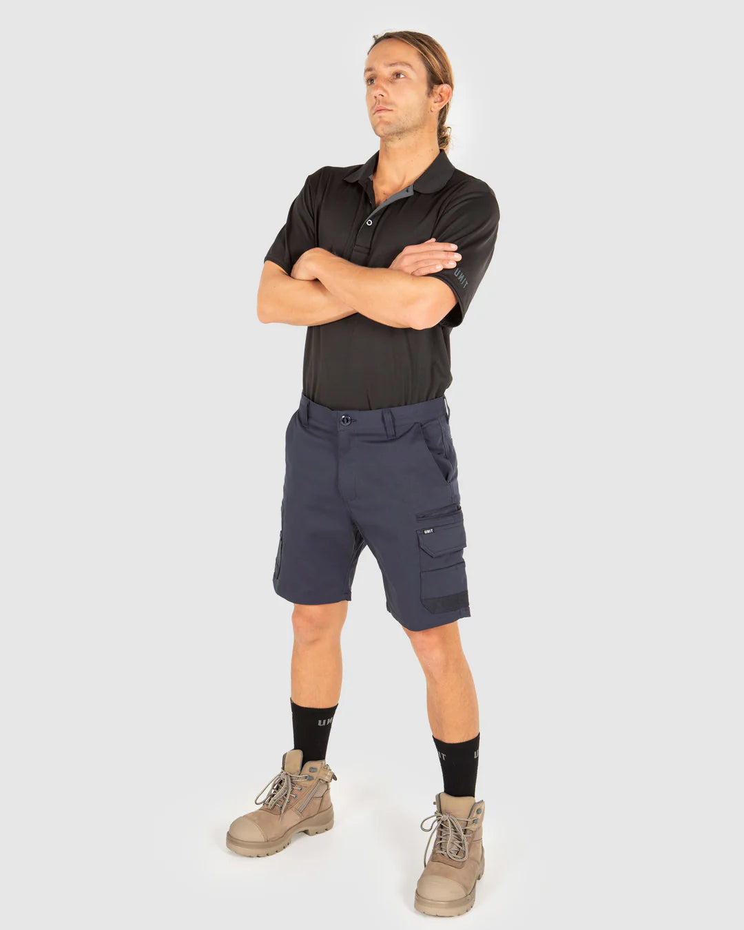 Unit Mens Demolition Cotton Cargo Work Shorts