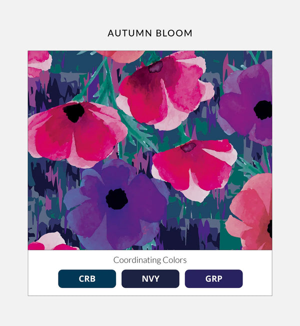 Maevn Prints Scrub Top - Autumn Bloom