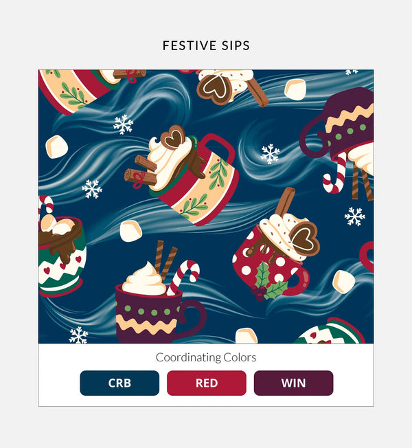 Maevn Christmas Prints - Festive Sips