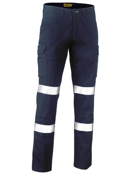 Bisley Taped Stretch Cotton Drill Cargo Pant