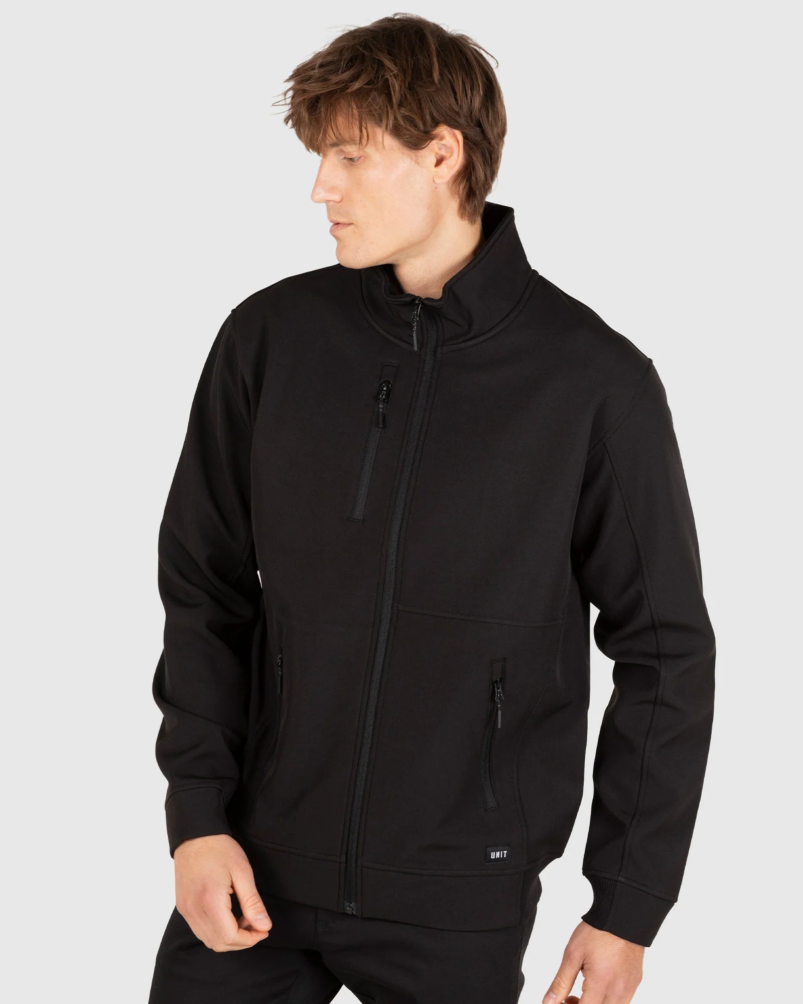Unit Mens Range Zip Thru Water Resistant Jacket