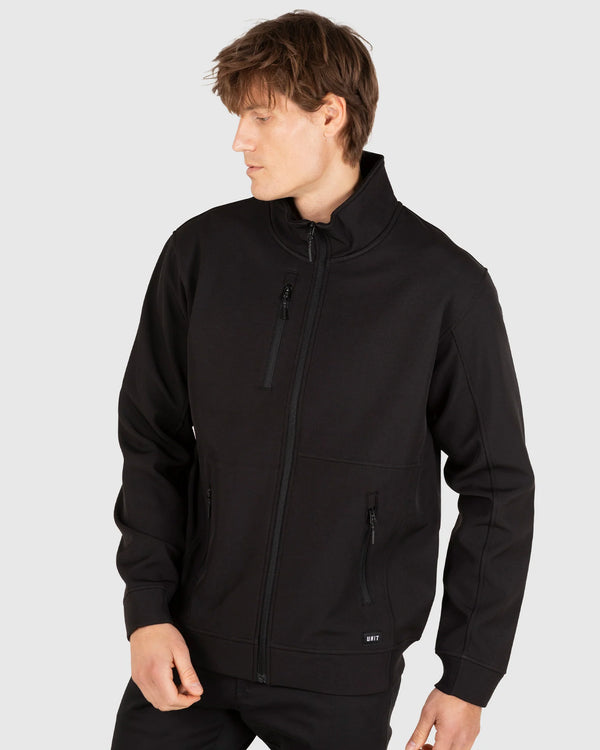 Unit Mens Range Zip Thru Water Resistant Jacket