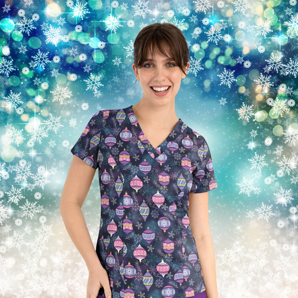 Maevn Christmas Prints - Frosted Ornaments