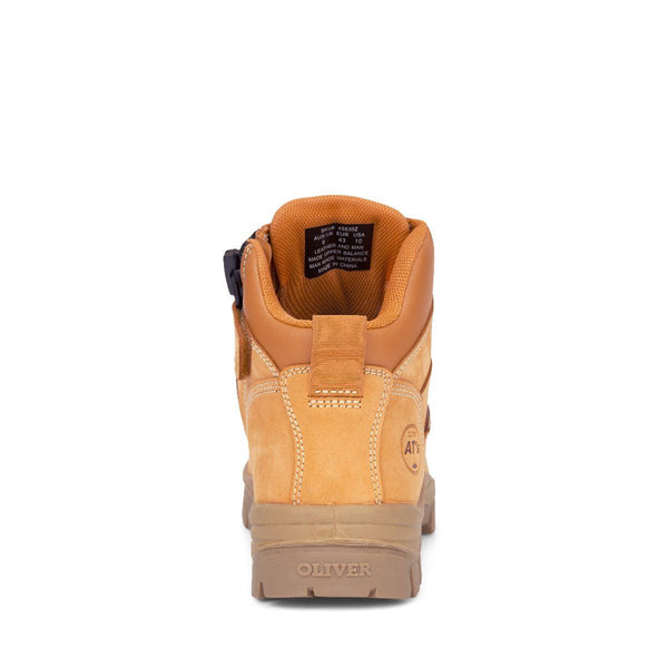 Oliver 45630z L/u Zip Comp Toe Safety Boot