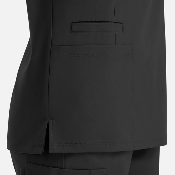 Maevn Momentum Ladies Double V-Neck Scrub Top