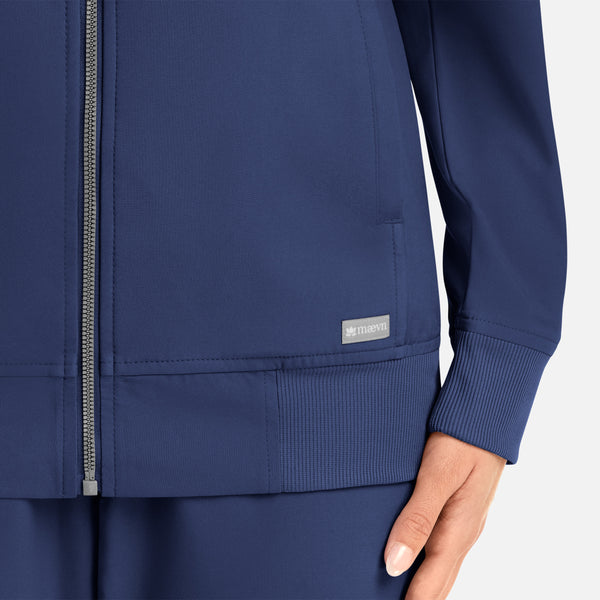 Maevn Momentum Ladies Full Zip Bomber Jacket