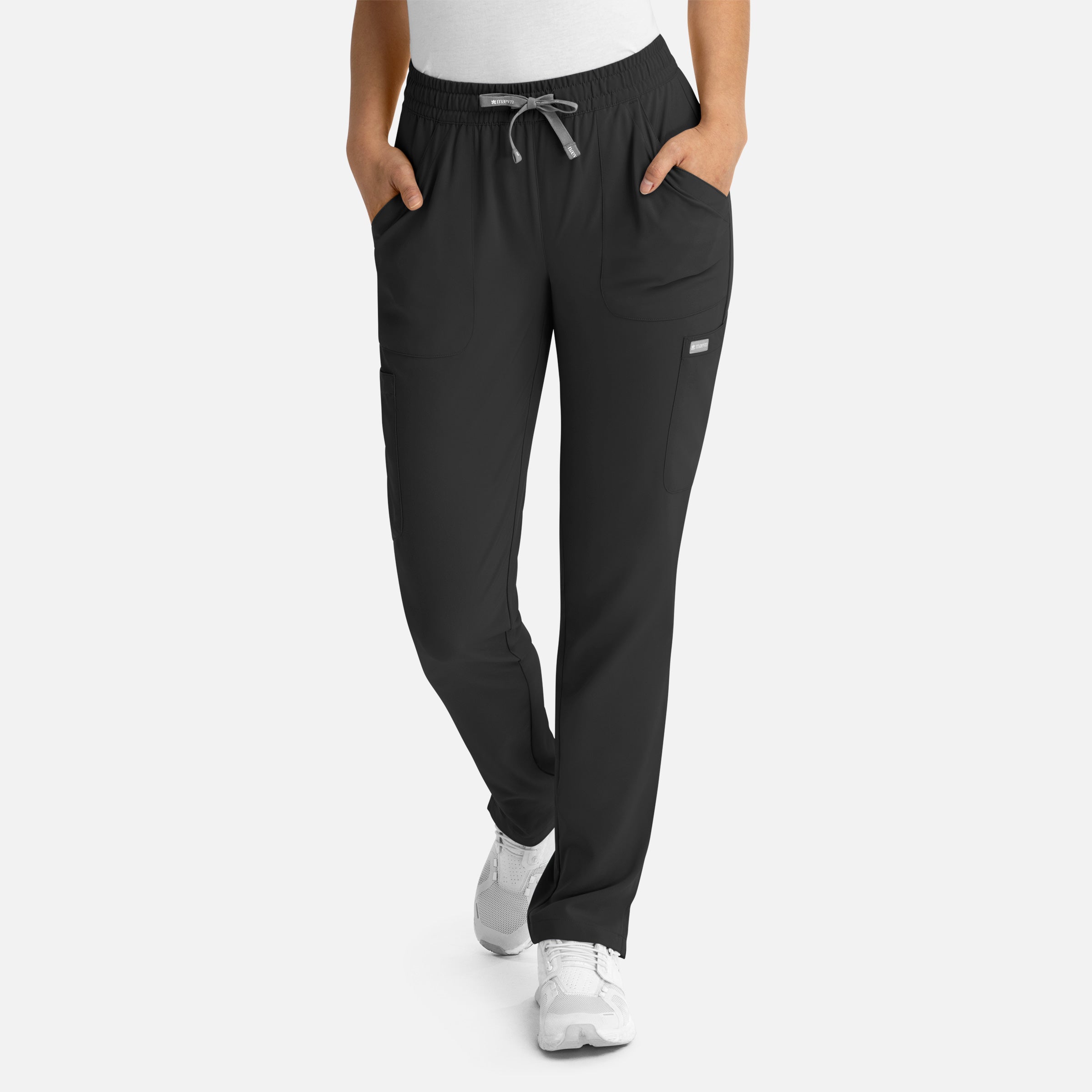 Maevn Momentum Ladies Full Elastic Pull On Scrub Pant