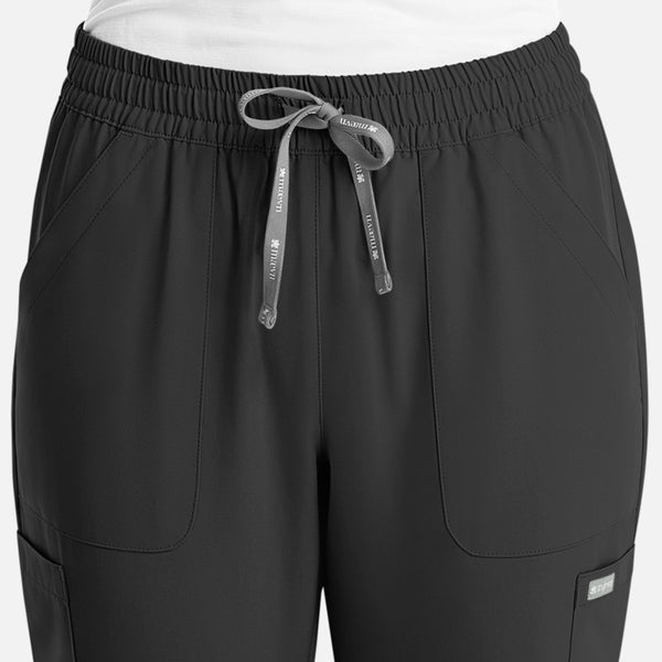 Maevn Momentum Ladies Full Elastic Pull On Scrub Pant
