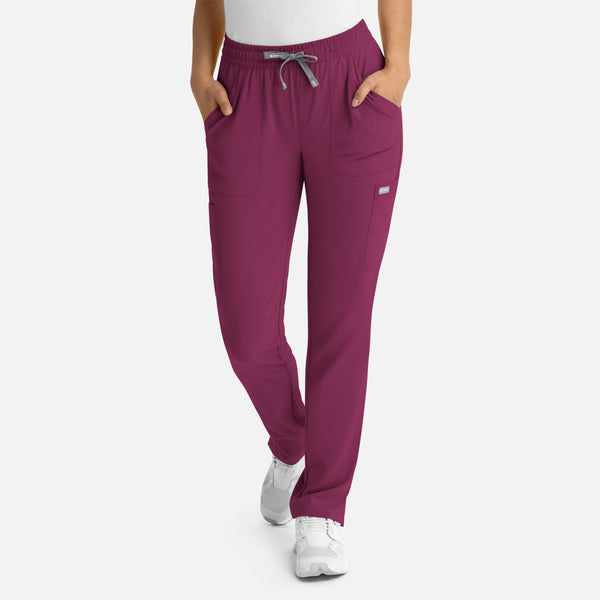 Maevn Momentum Ladies Full Elastic Pull On Scrub Pant