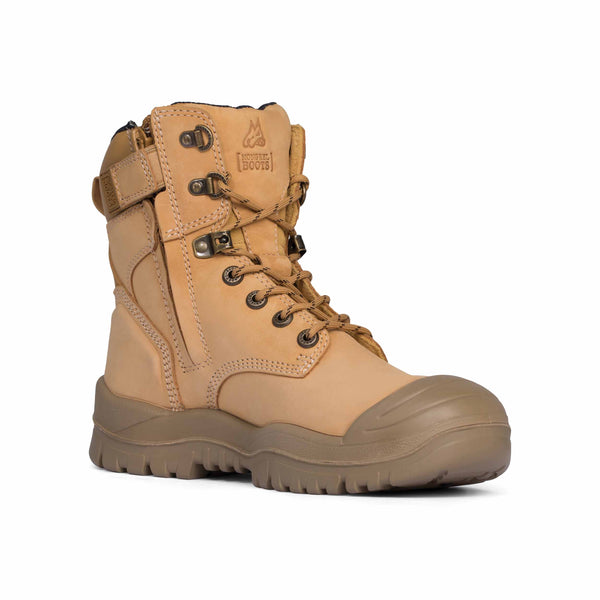 Mongrel 561 High Leg Zipsider Scuff Cap Safety Boot