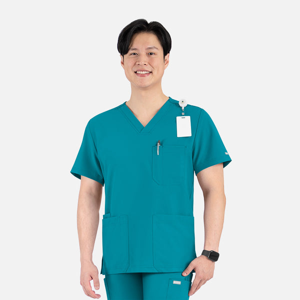 Maevn Momentum Mens 4 Pocket V-Neck Scrub Top