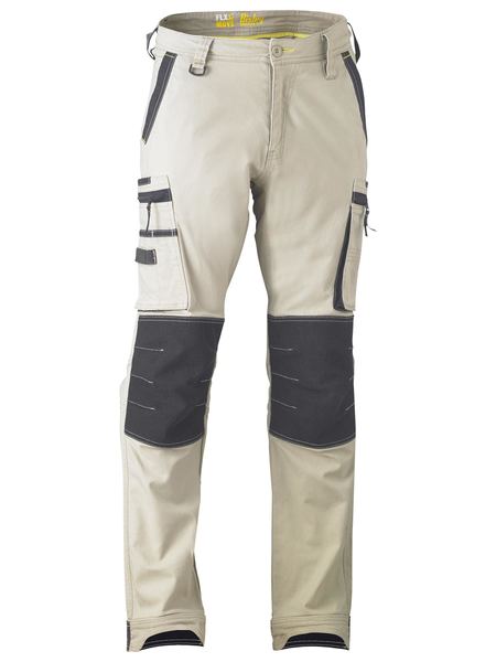 Bisley Flx & Move Stretch Utility Zip Knee Pad Cargo Pant