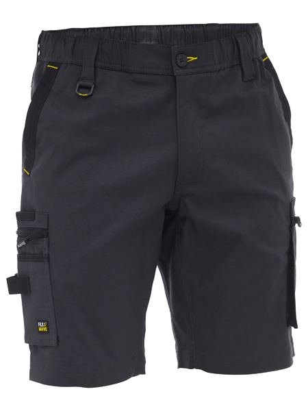 Bisley Flx And Move Cotton Elastic Waist Cargo Short