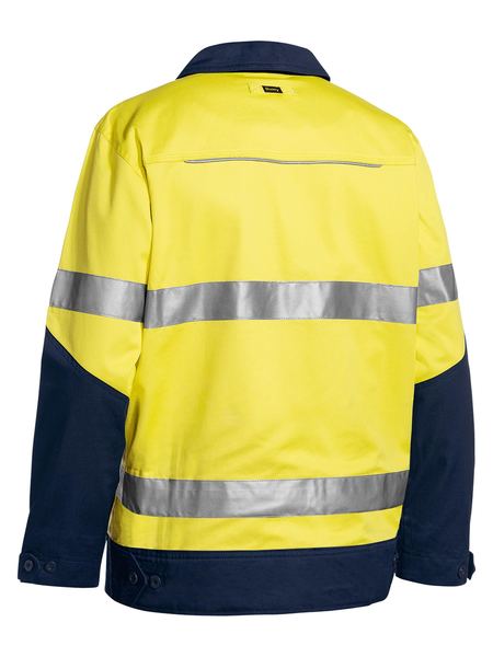 Bisley Mens Taped Liquid Repellent Cotton Drill Jacket