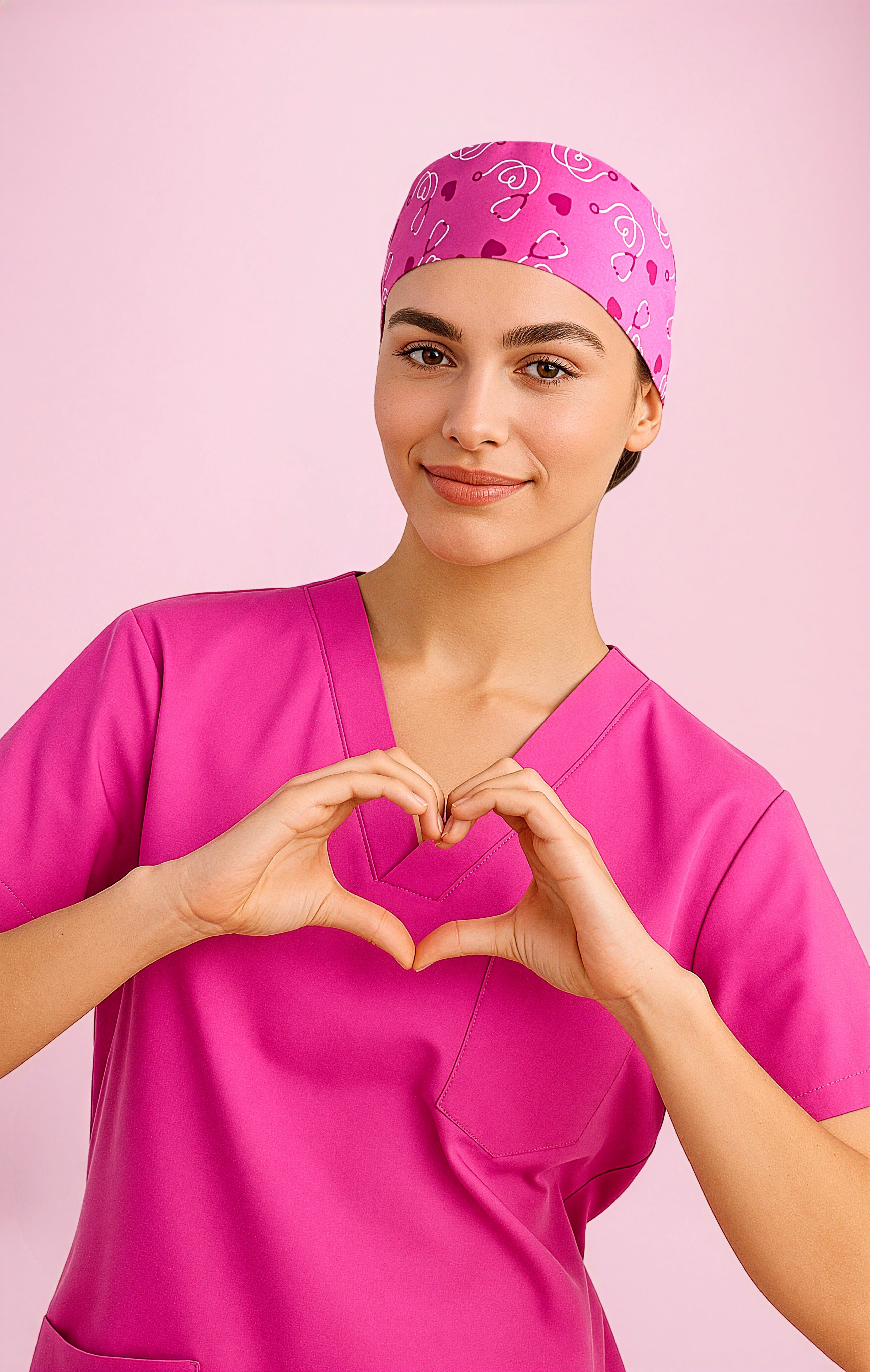 Biz Care Printed Nbcf Charity Unisex Scrub Cap