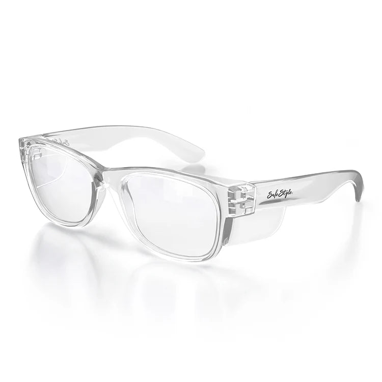 SafeStyle CCC100 Classic Clear Frame Safety Glasses