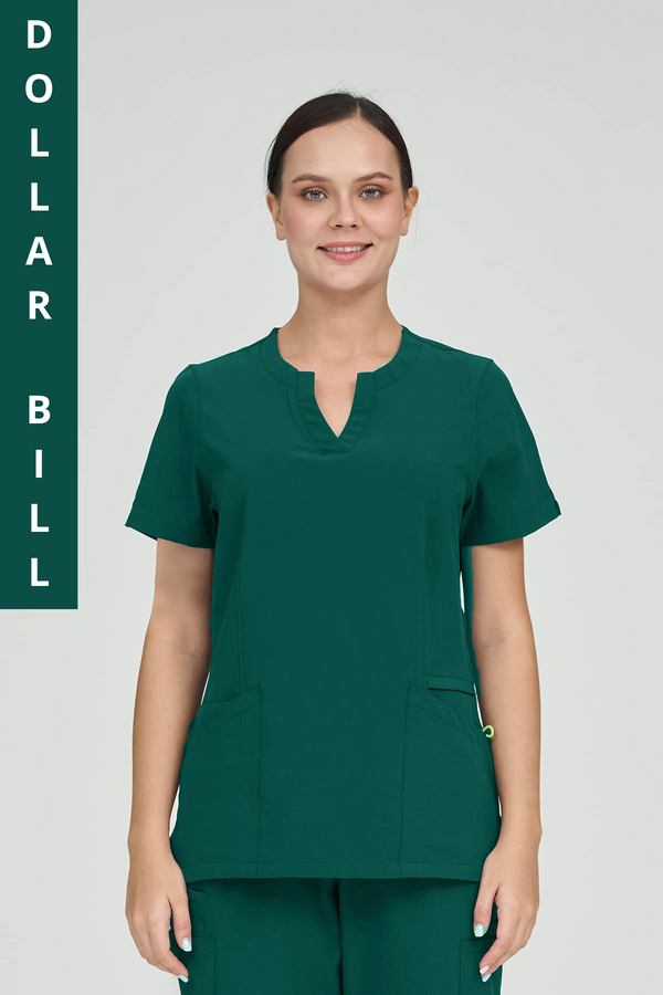 City Collection Ellen 5 Pocket Scrub Top
