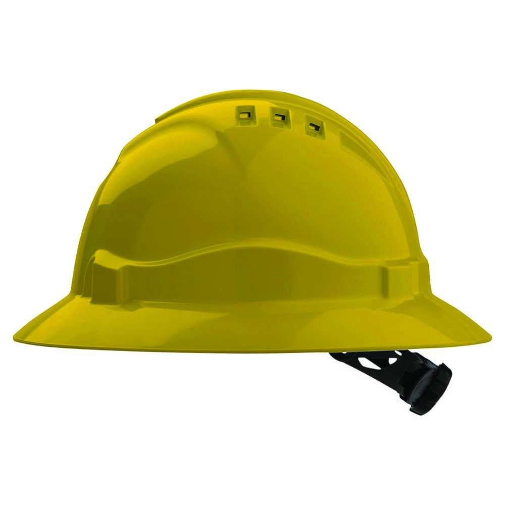 Pro Choice V6 Hard Hat Full Brim Vented Ratchet Harness
