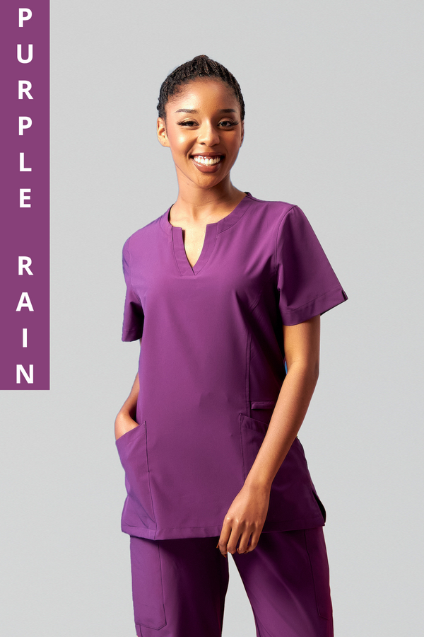 City Collection Ellen 5 Pocket Scrub Top