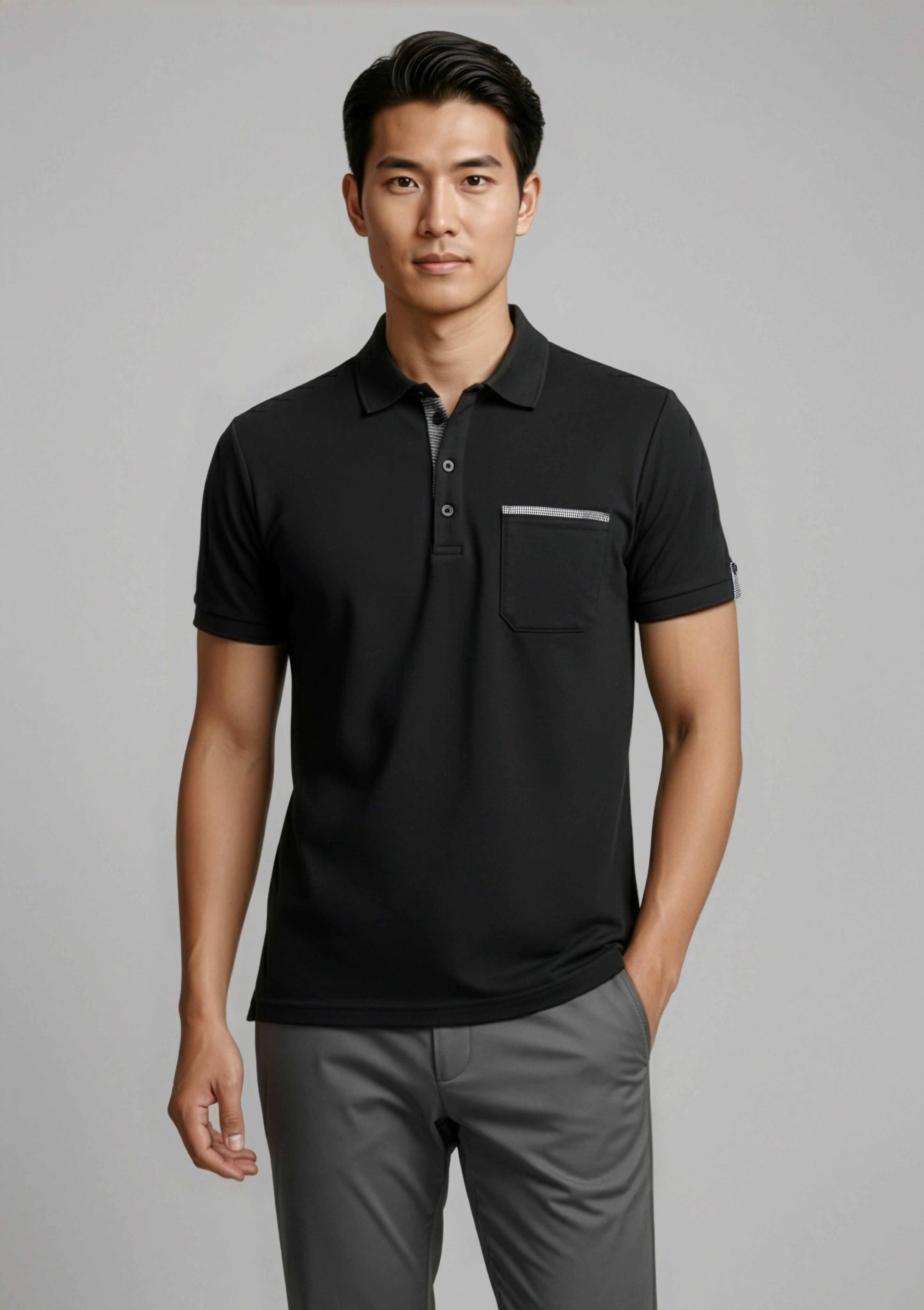 Biz Collection Mens Edge Polo
