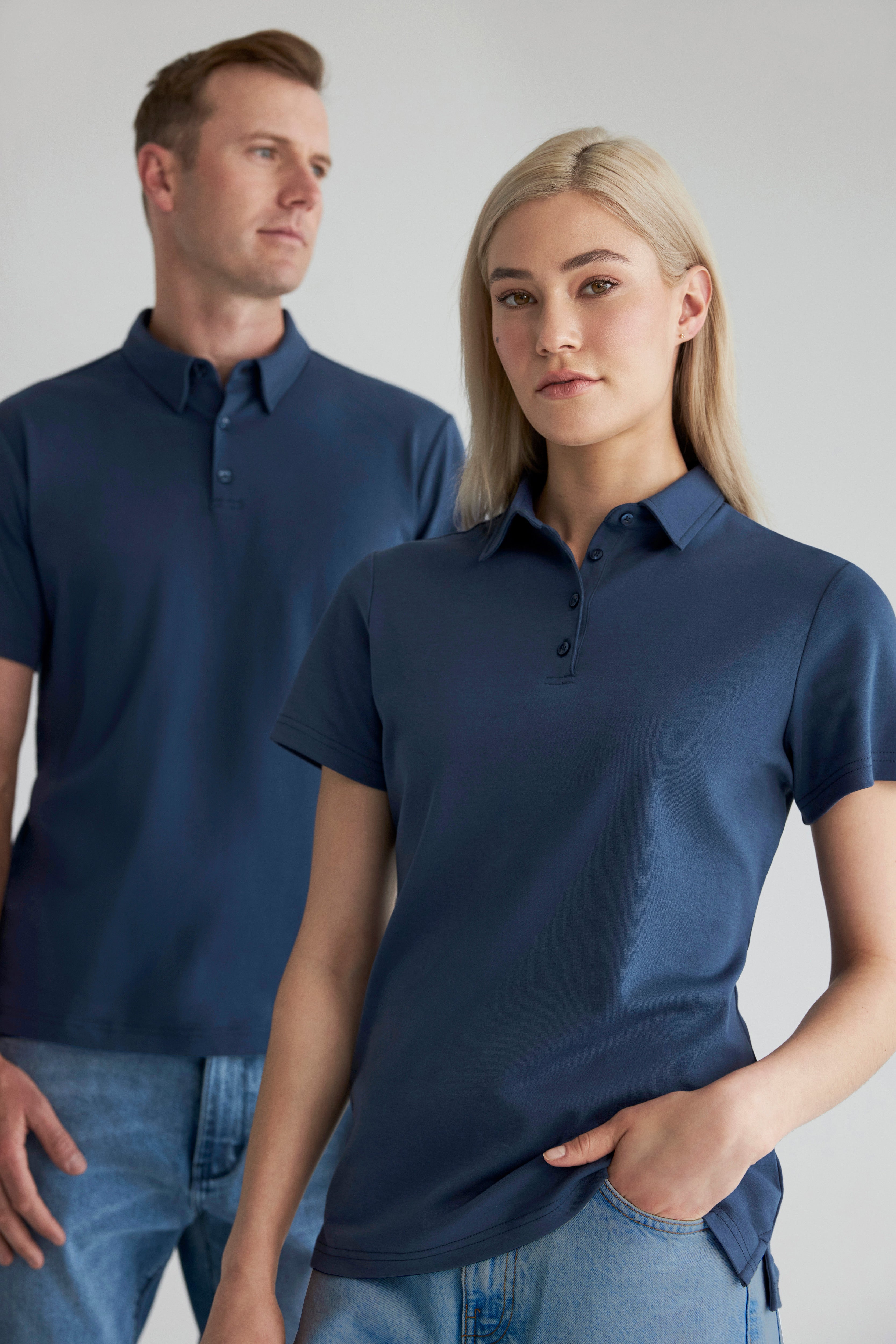 Biz Mens Lotus Cotton Polo
