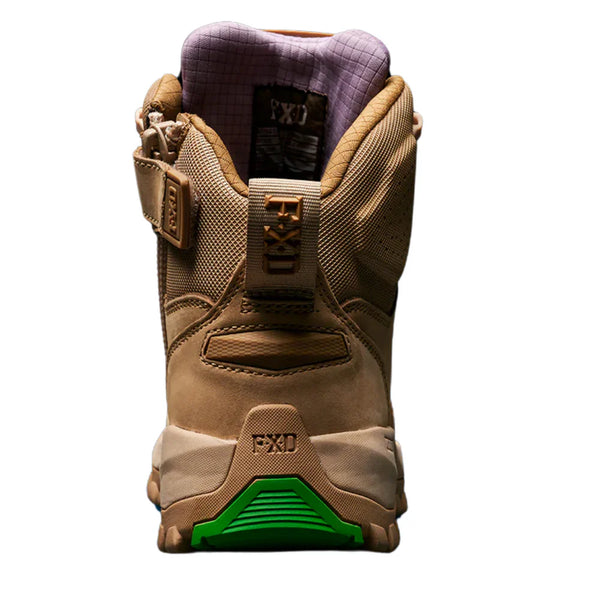 FXD WB-2W Ladies Mid Cut Zip Side Work Boot Composite Toe