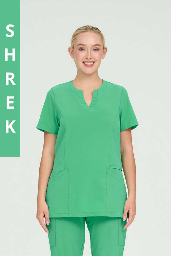 City Collection Ellen 5 Pocket Scrub Top
